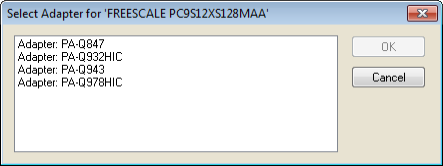 adapter dialog