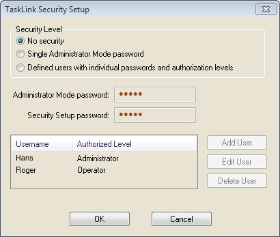 No Security