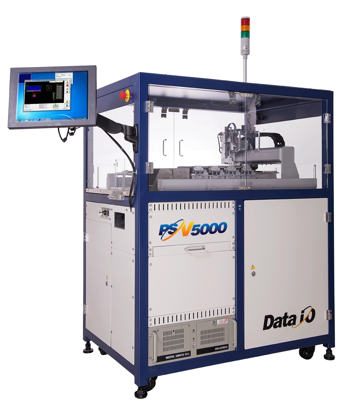 PSV5000 automated programming system — production angle view